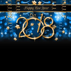 2018 Happy New Year Background for your Seasonal Flyers and Gree